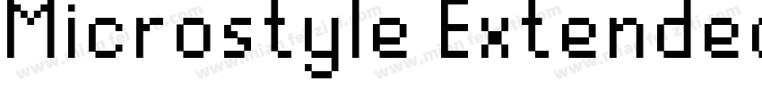 Microstyle Extended字体转换